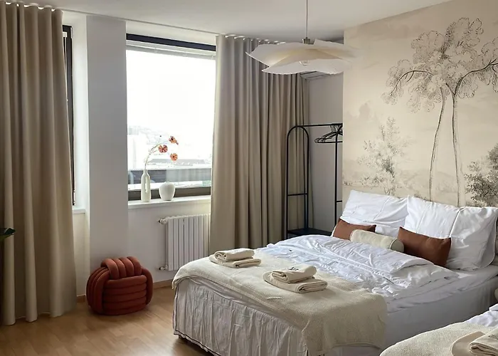 Panorama View Design Apts In Old Town - Free Parking شقة